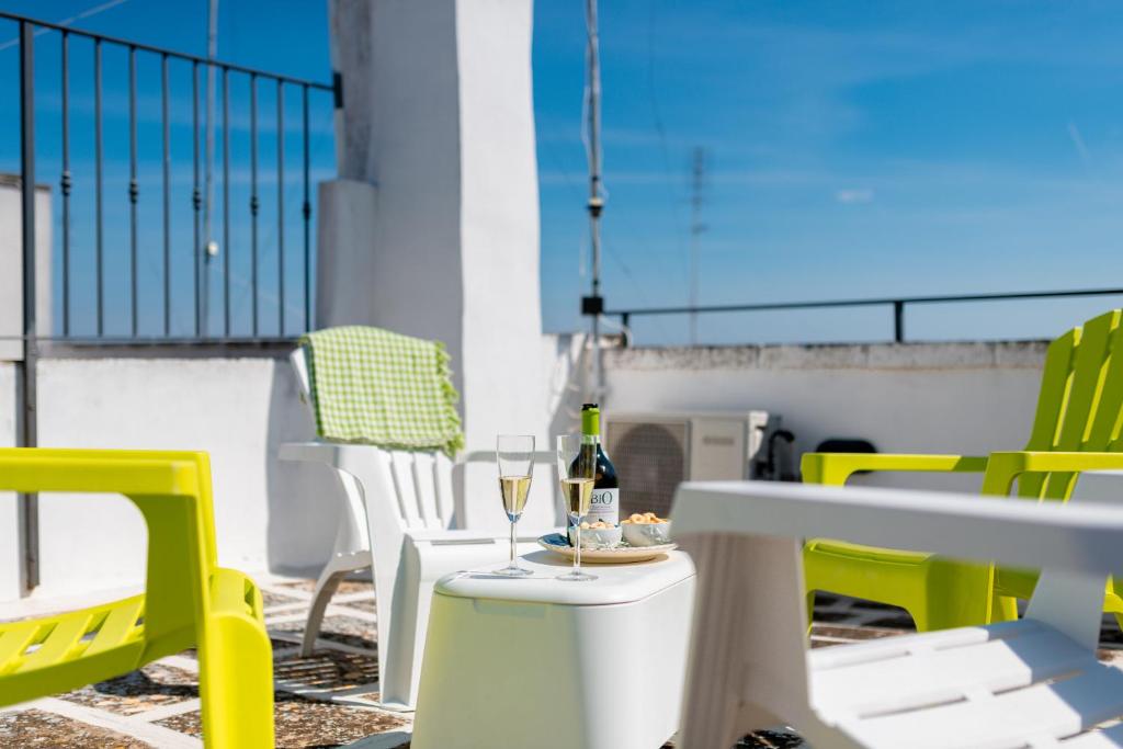 Balkon lub taras w obiekcie Corte Cairoli