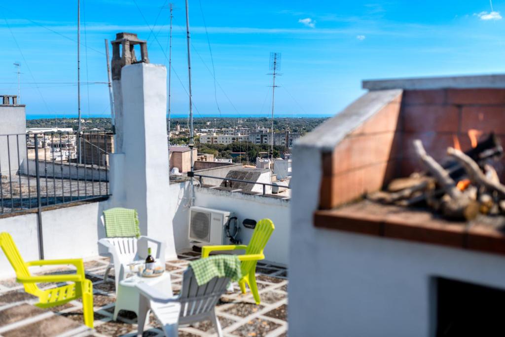 Balkon lub taras w obiekcie Corte Cairoli