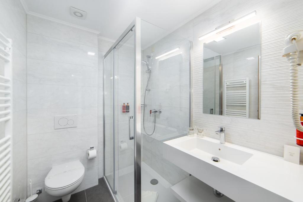 Koupelna v ubytování Hotel Bella Vista