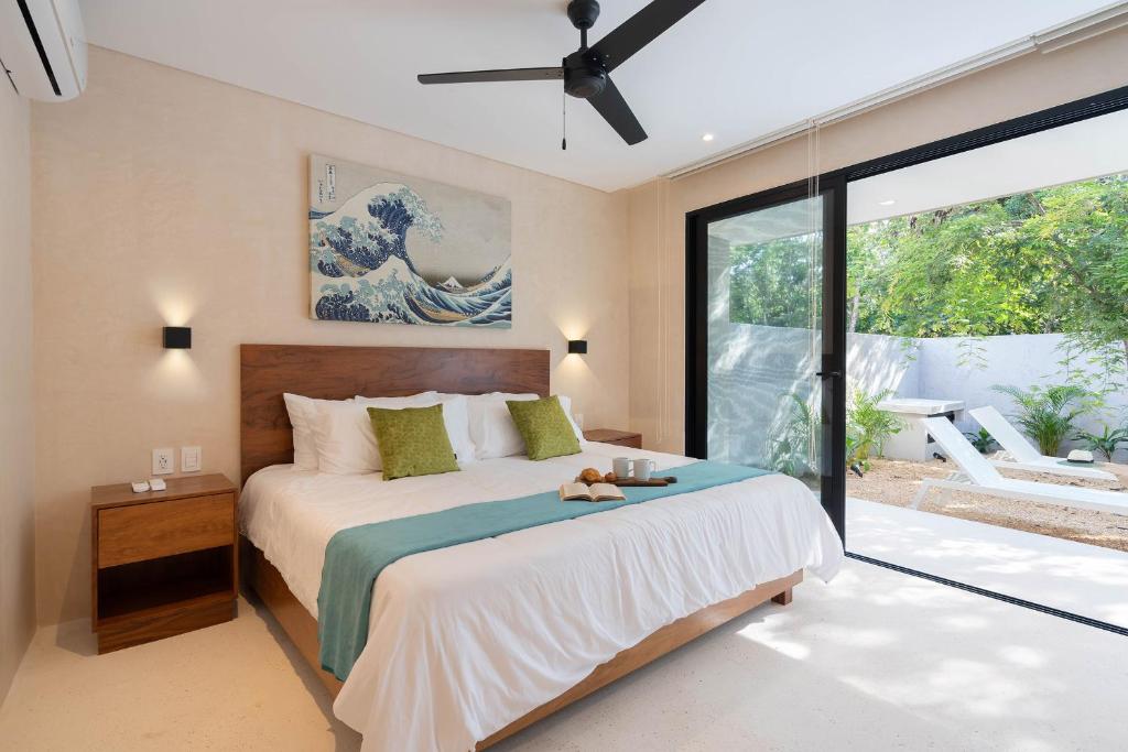 Suites at TreeTops Tulum - 国王套房与私人游泳池和花园