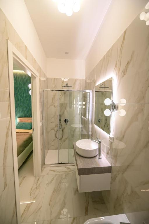 Koupelna v ubytování Anama B&B
