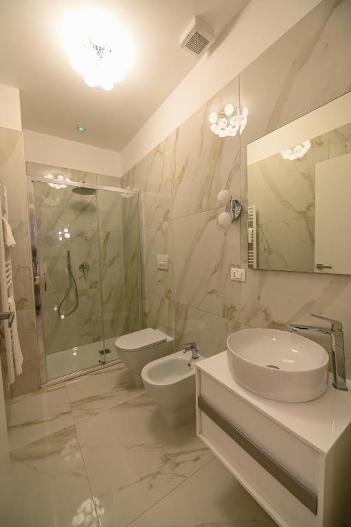 Koupelna v ubytování Anama B&B