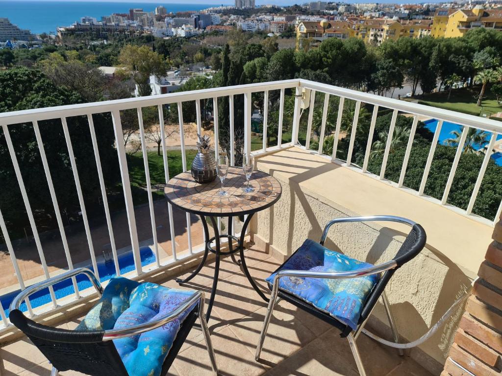 A balcony or terrace at IRiS DEL MAR