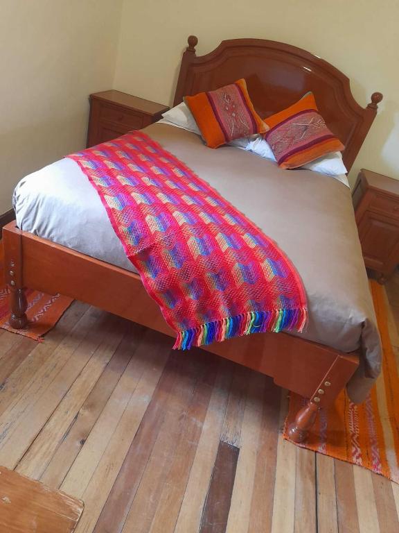 Voodi või voodid majutusasutuse Terra Sagrada Cusco toas