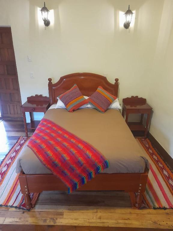 Voodi või voodid majutusasutuse Terra Sagrada Cusco toas