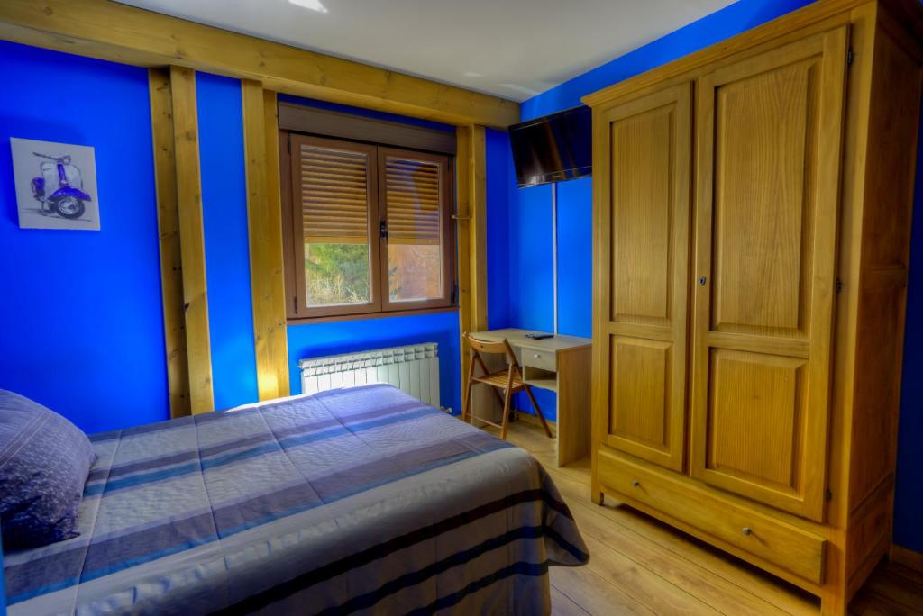 Posezení v ubytování Hostal Rural La Tintoreria