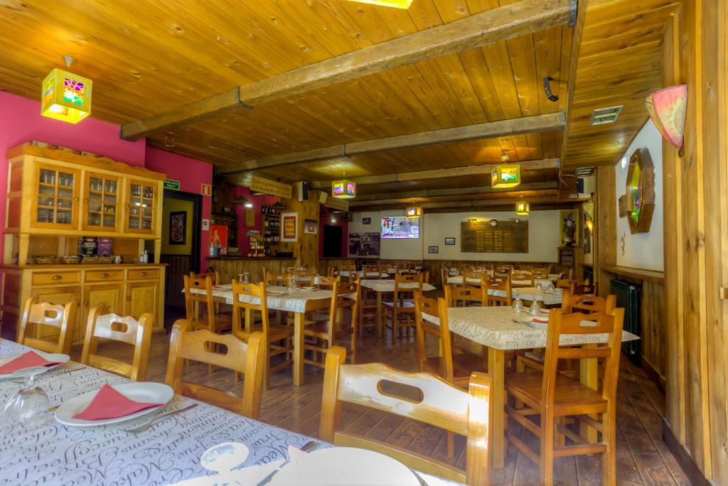 Restaurace v ubytování Hostal Rural La Tintoreria