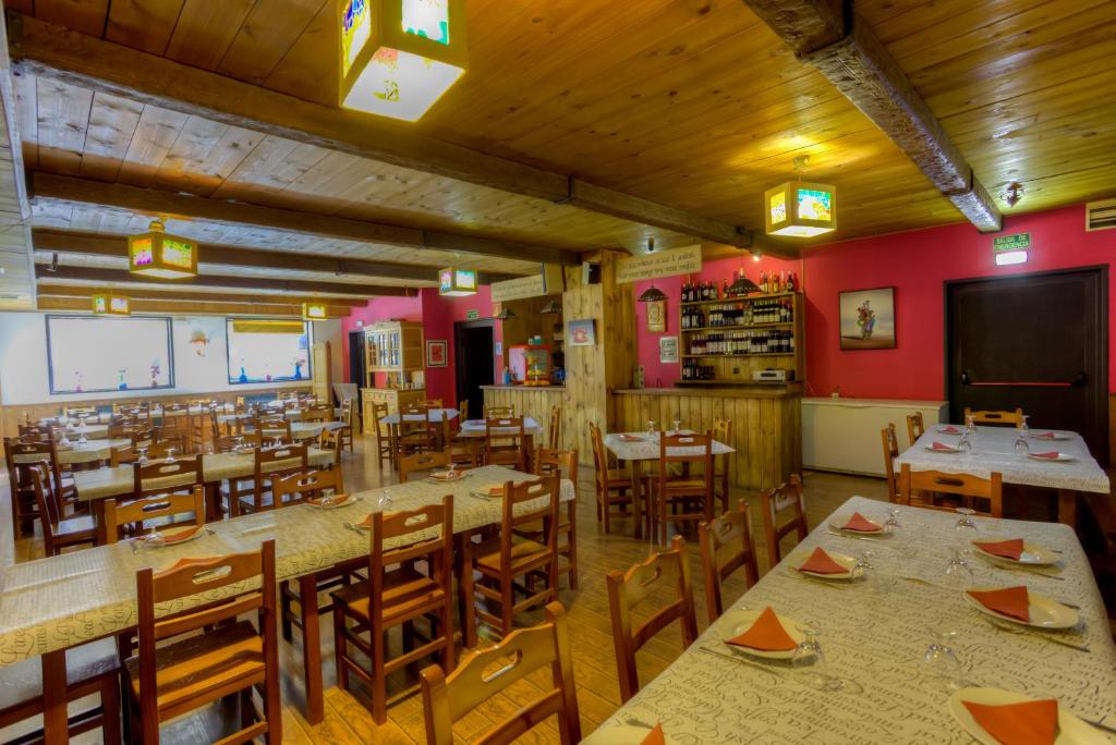 Restaurace v ubytování Hostal Rural La Tintoreria