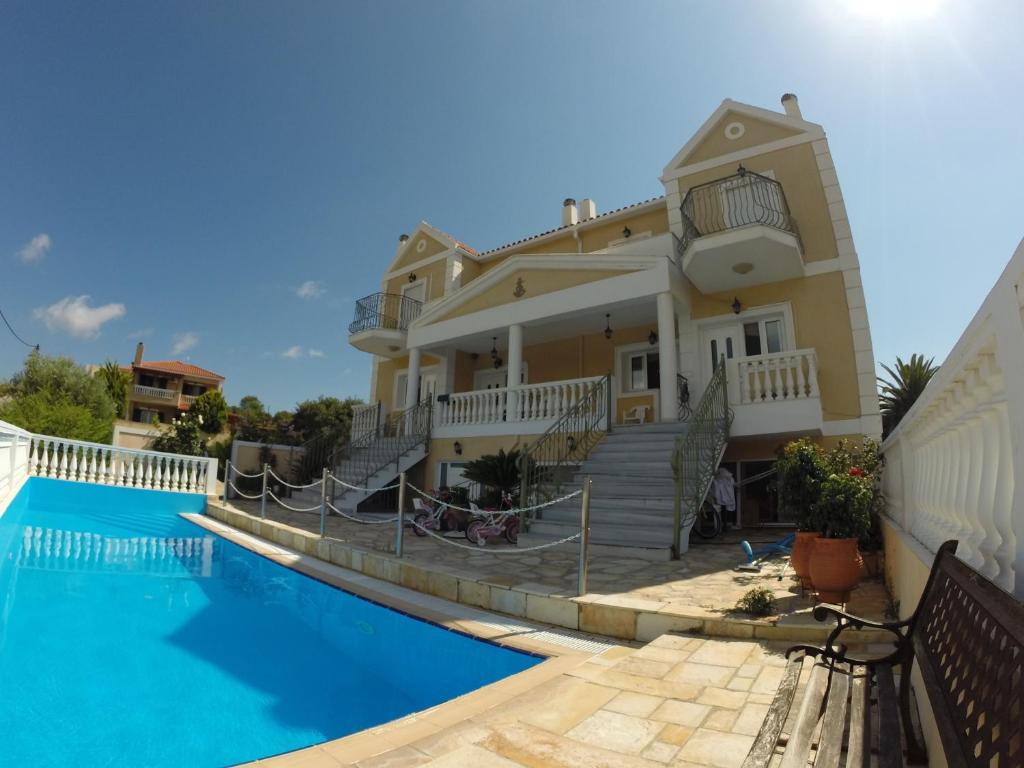 The swimming pool at or close to Irini's Villa