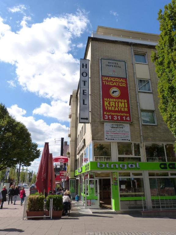 Das Gebäude in dem sich das Hotel befindet