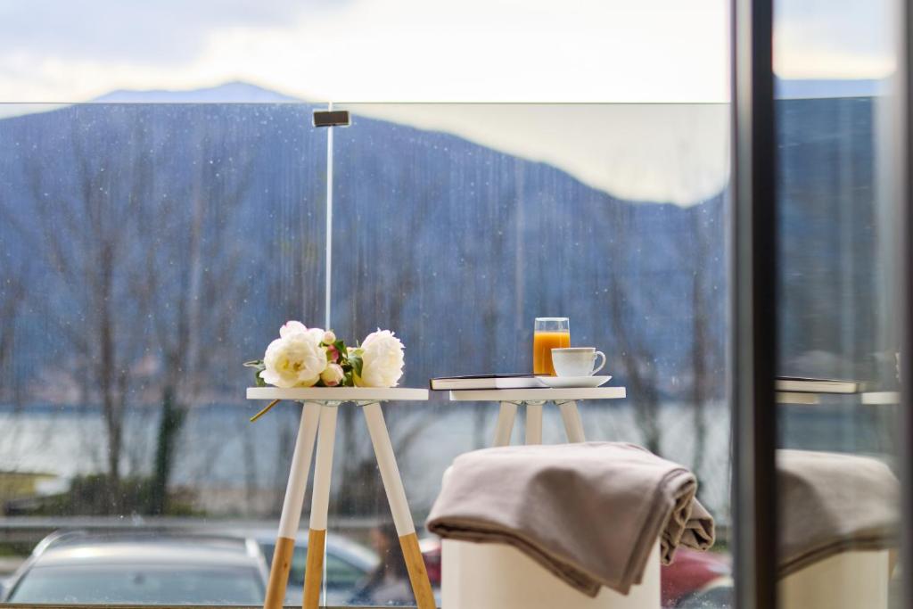 Nespecifikovaný výhled na hory nebo výhled na hory při pohledu z apartmánu