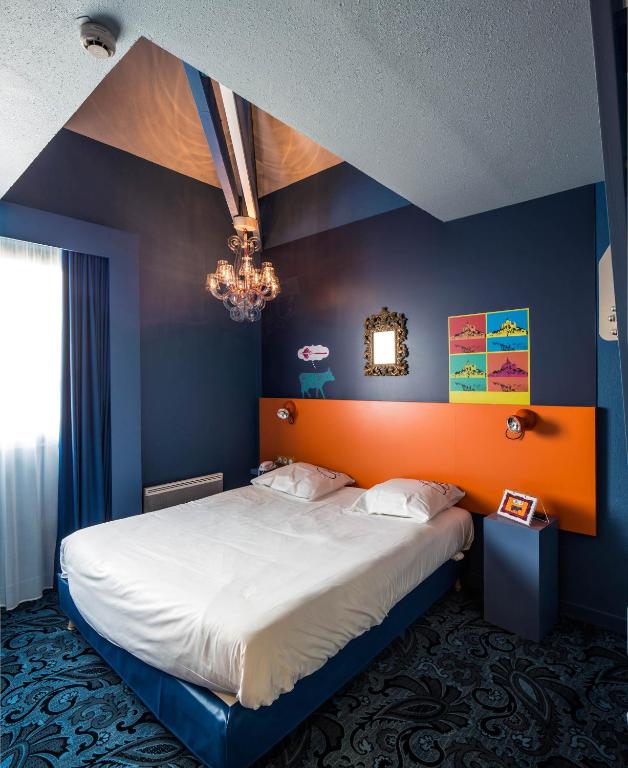 Postel nebo postele na pokoji v ubytování Hotel Gabriel
