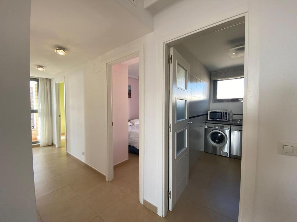 A kitchen or kitchenette at Plaza Mayor