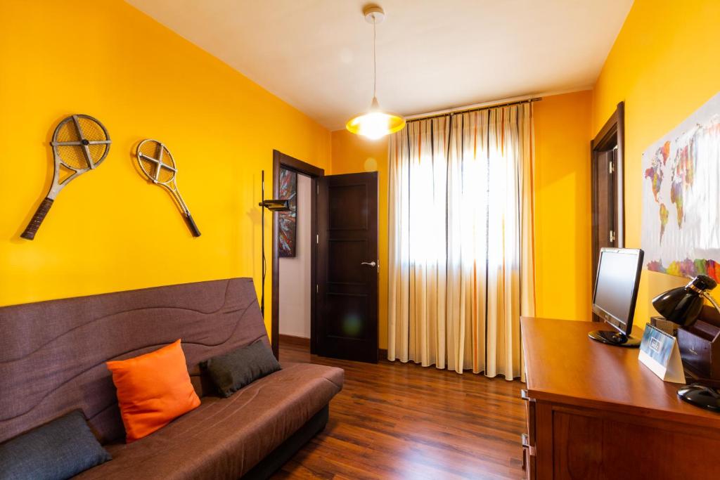 Posezení v ubytování Casa La Villa