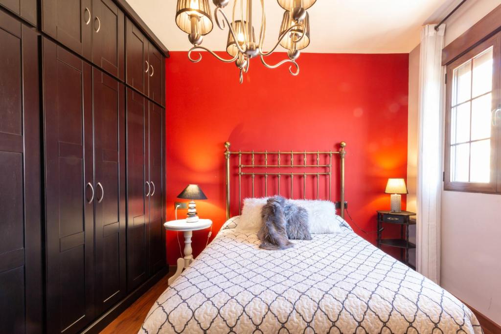 Postel nebo postele na pokoji v ubytování Casa La Villa