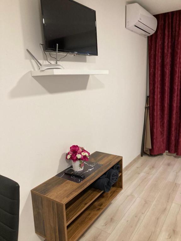 TV a/nebo společenská místnost v ubytování Apartmán Diamond 2