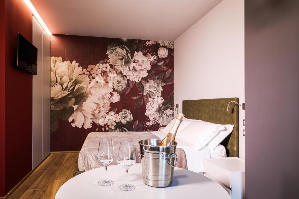 Nápoje v ubytovaní Vicolo Malavolta 7 Rooms and Suites
