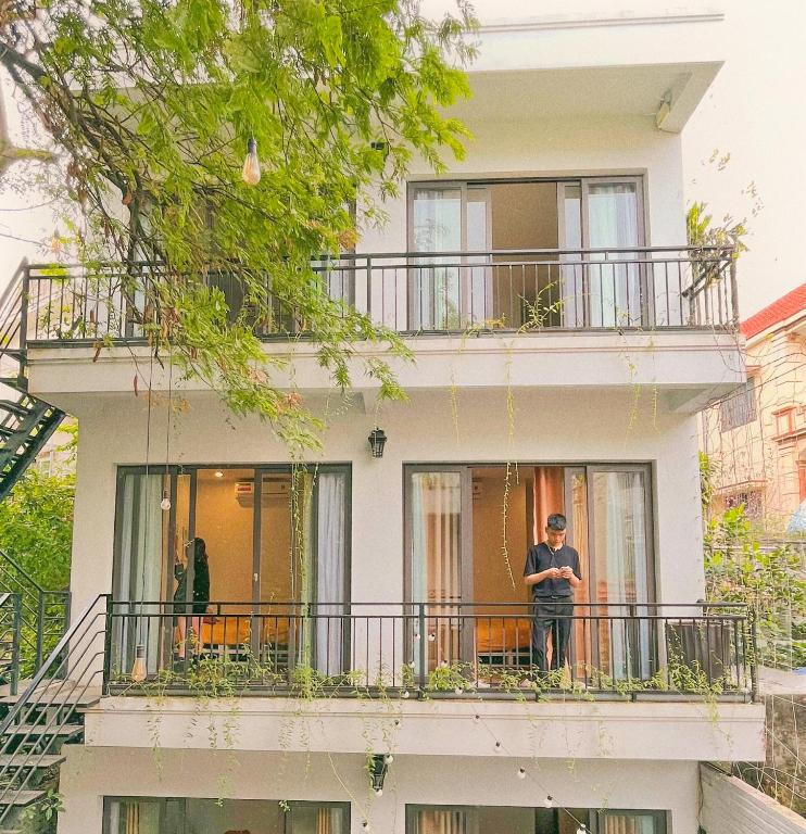 Balkón nebo terasa v ubytování The Bay - Ha Long Homestay