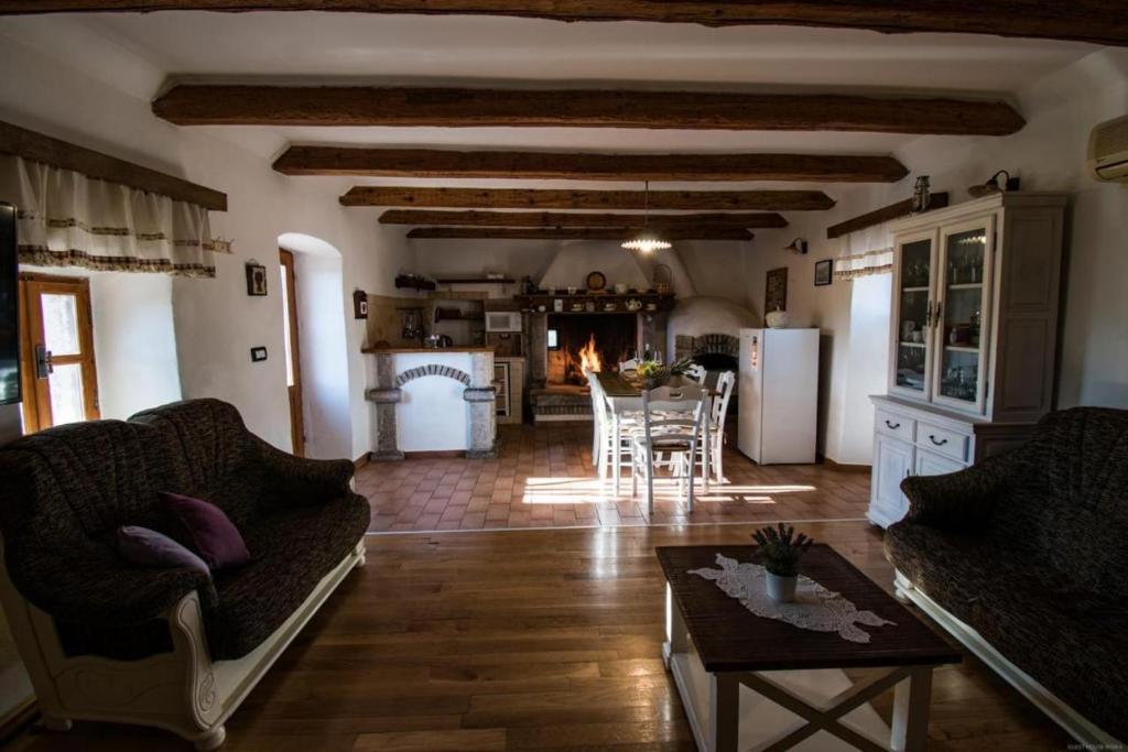 Część wypoczynkowa w obiekcie Guest House Risika
