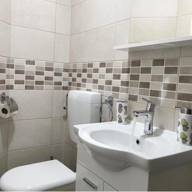 Koupelna v ubytování Apartments Villa Glavinić
