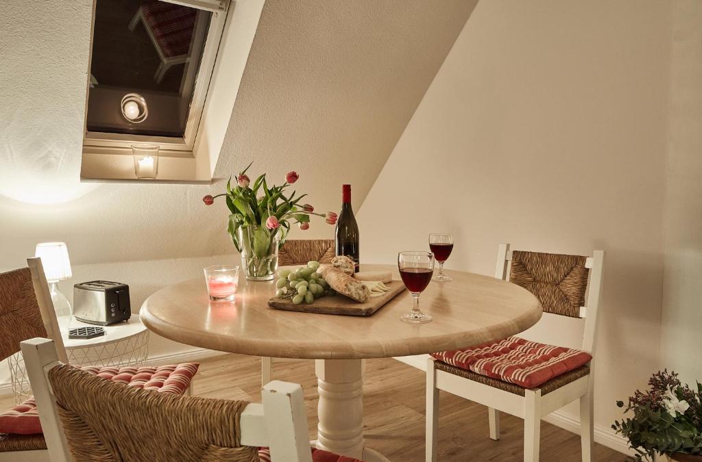 Nápoje v ubytování Gut Hohenstein - Platanenappartment