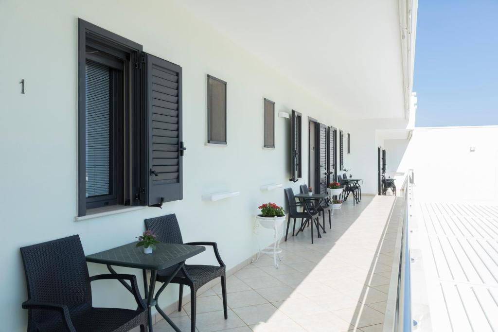 Balkón nebo terasa v ubytování LI PALI Hotel & Restaurant