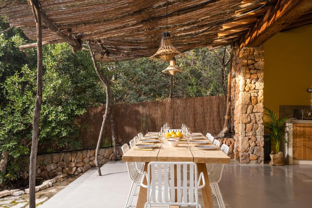 A patio or other outdoor area at CA'N QUINN