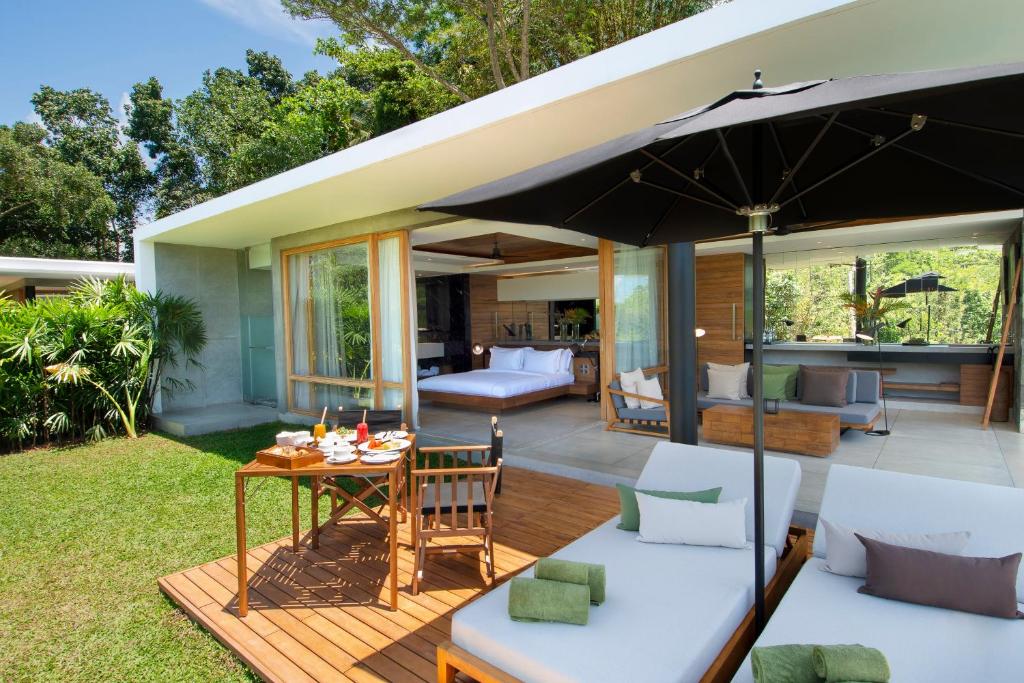 Zahrada ubytování Haritha Villas & Spa