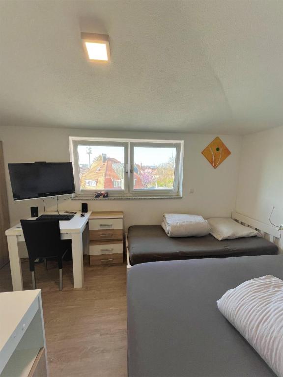 Postel nebo postele na pokoji v ubytování 7980 SunHill Apartementwohnung