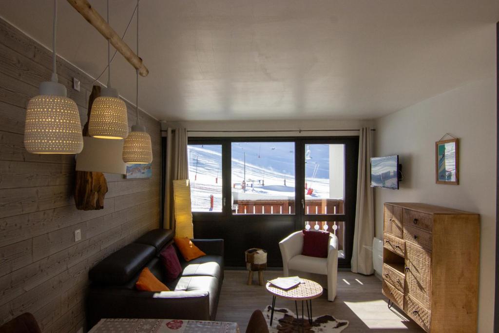 Posezení v ubytování Olympic Appartements VTI