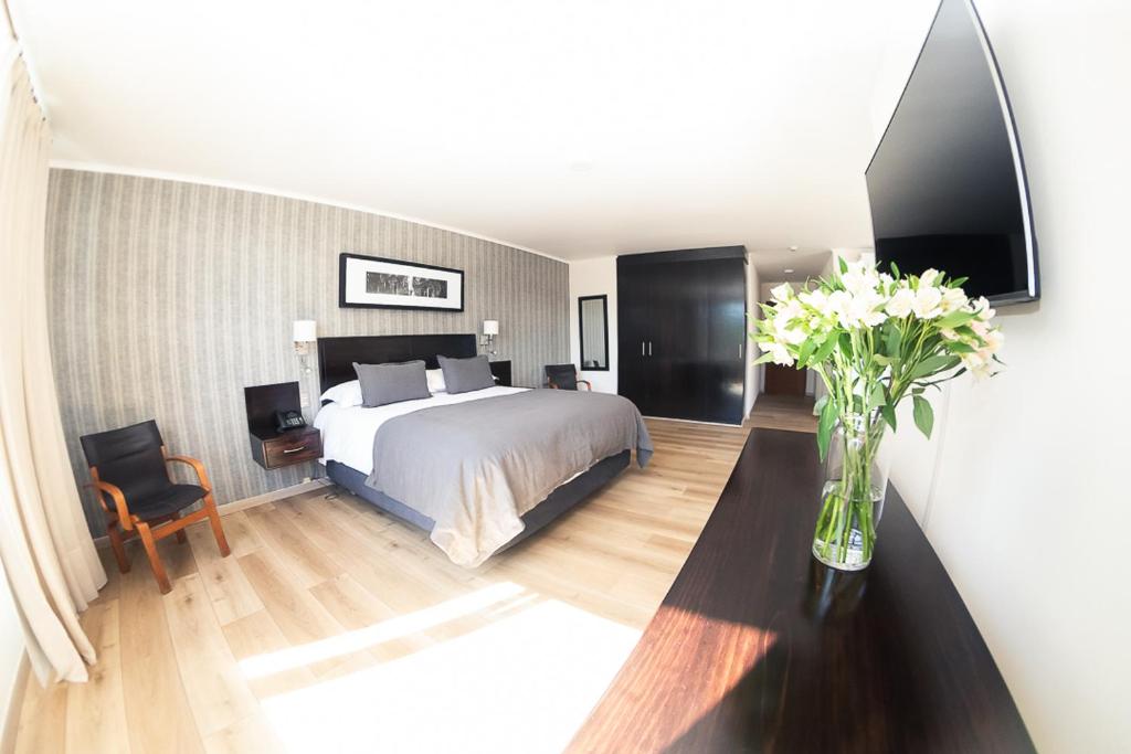 Postel nebo postele na pokoji v ubytování Hotel RP