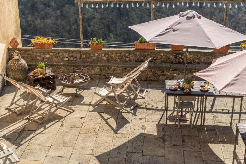 Balkón nebo terasa v ubytování Corte Paganini Casa Vacanze