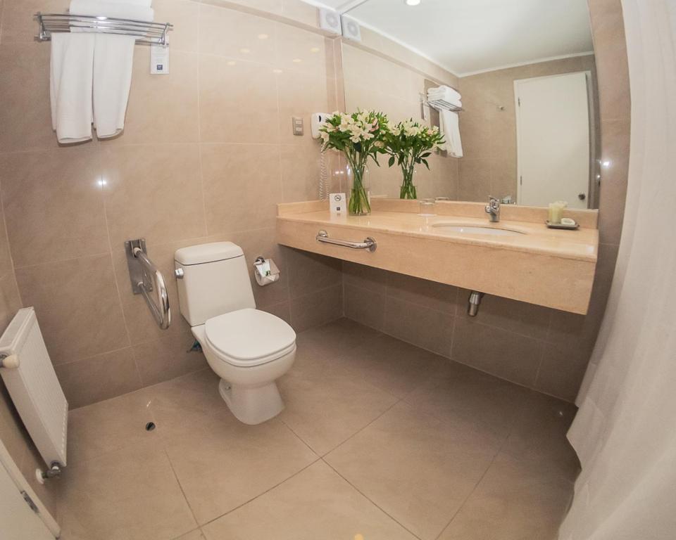 Koupelna v ubytování Hotel RP