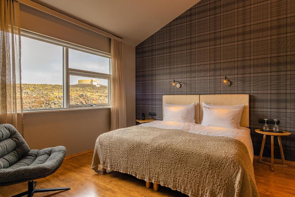 Postel nebo postele na pokoji v ubytování Northern Light Inn