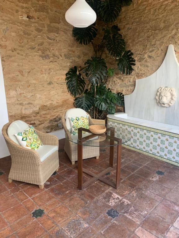 Posezení v ubytování Hotel La Muralla