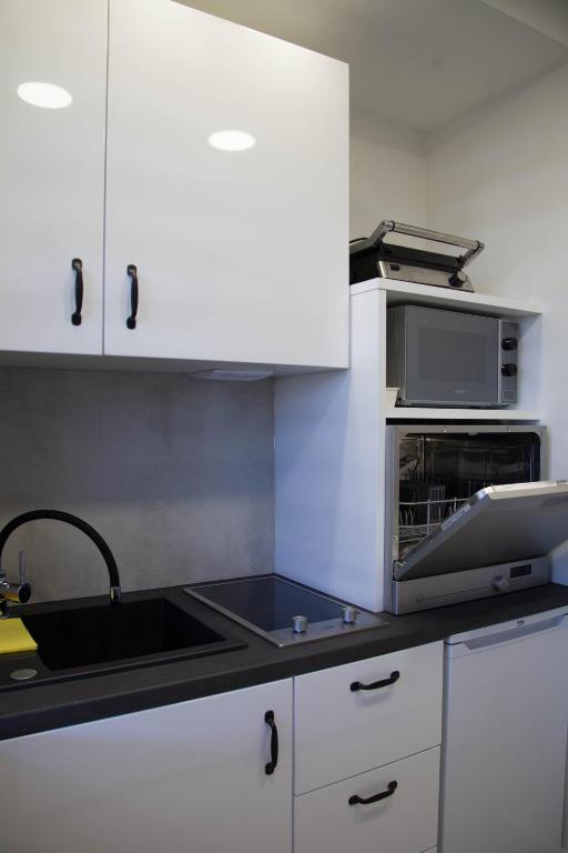 Kuchyňa alebo kuchynka v ubytovaní Apartament Wrocław Borowska