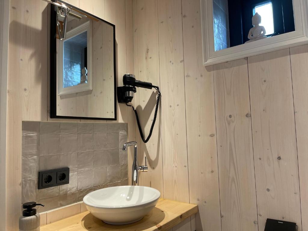 Koupelna v ubytování Luxury Chalets Monnickendam
