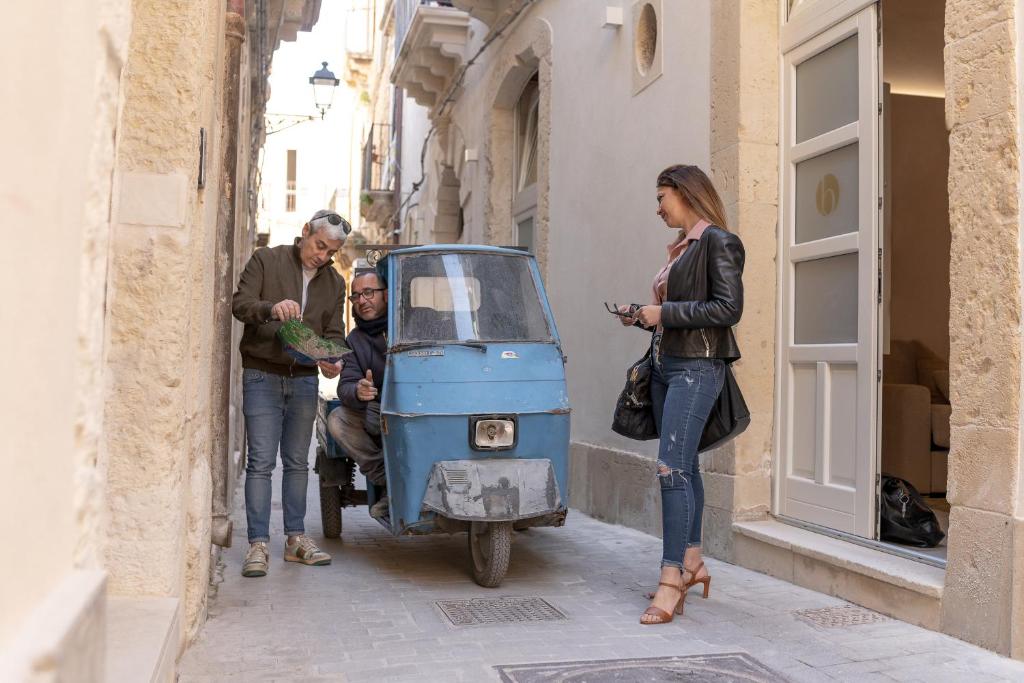 Hostia v ubytovaní Ortigia Boutique Palace