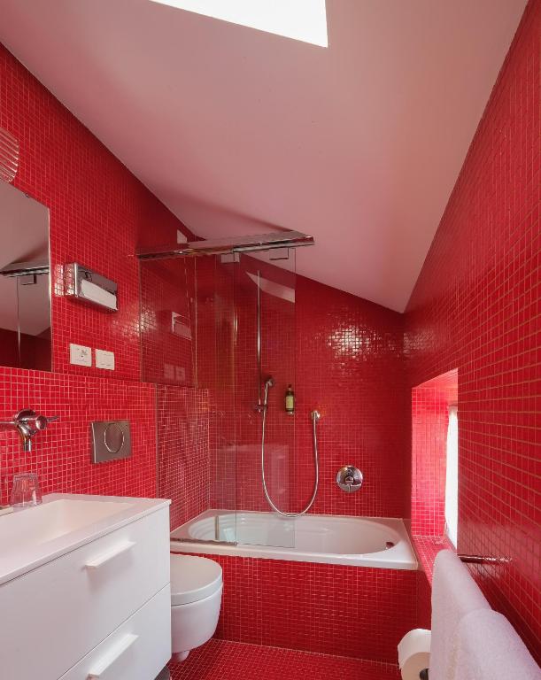 Kúpeľňa v ubytovaní Albergo Milano