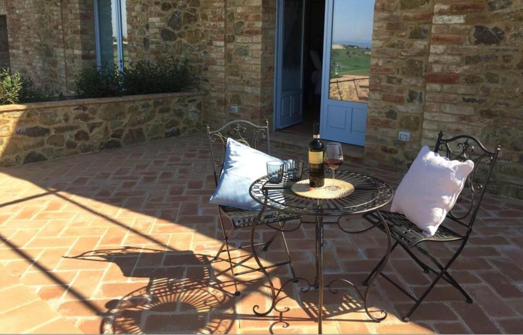 Balkón alebo terasa v ubytovaní Cordella in Montalcino Wine Resort