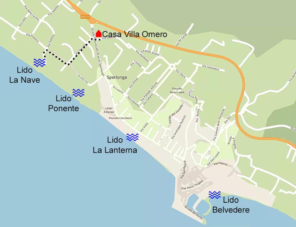 Fotografia z galérie ubytovania Villa Omero v destinácii Sperlonga