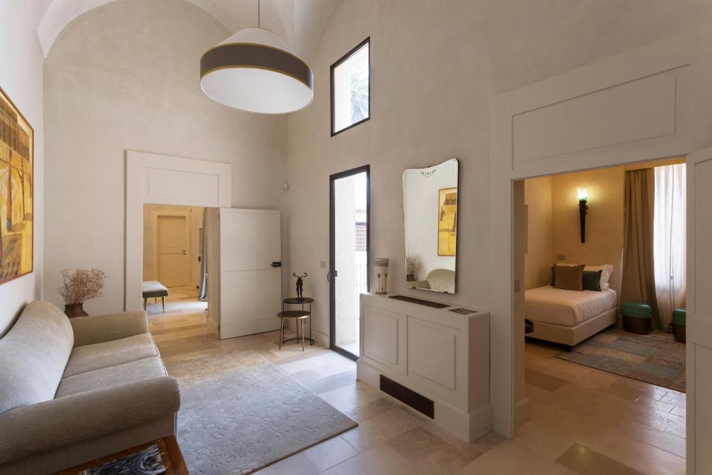 Posezení v ubytování Palazzo Maresgallo Suites & SPA