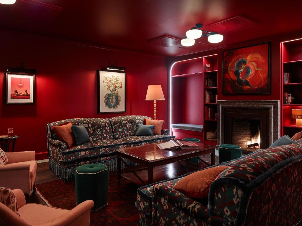 25hours Hotel Indre By休息區