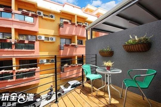 Balkón nebo terasa v ubytování Kenting Lian Nan Wan