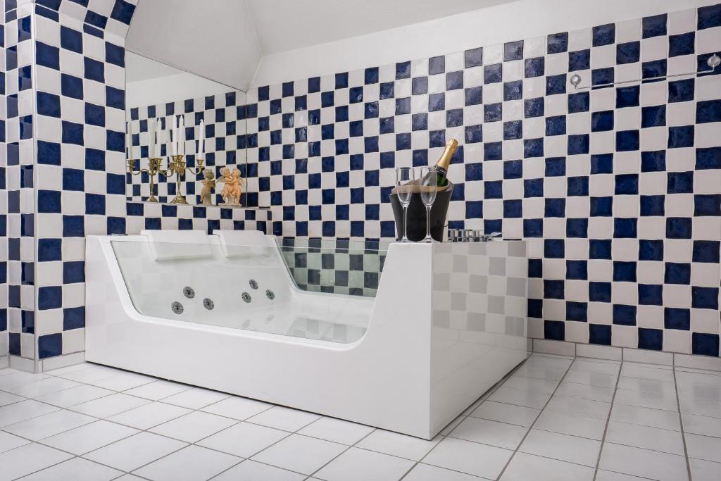 Koupelna v ubytování Hotel Vännäs