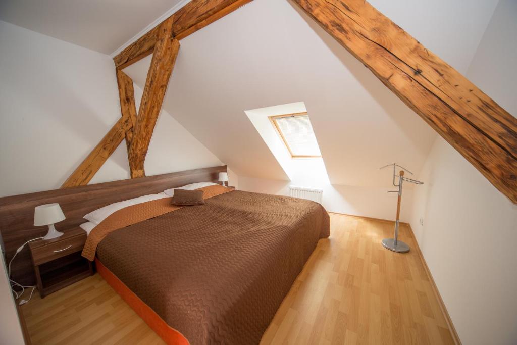 Postel nebo postele na pokoji v ubytování Chateau Diva
