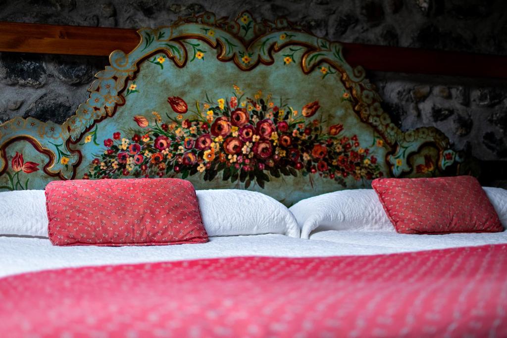 Postel nebo postele na pokoji v ubytování Hotel Antsotegi