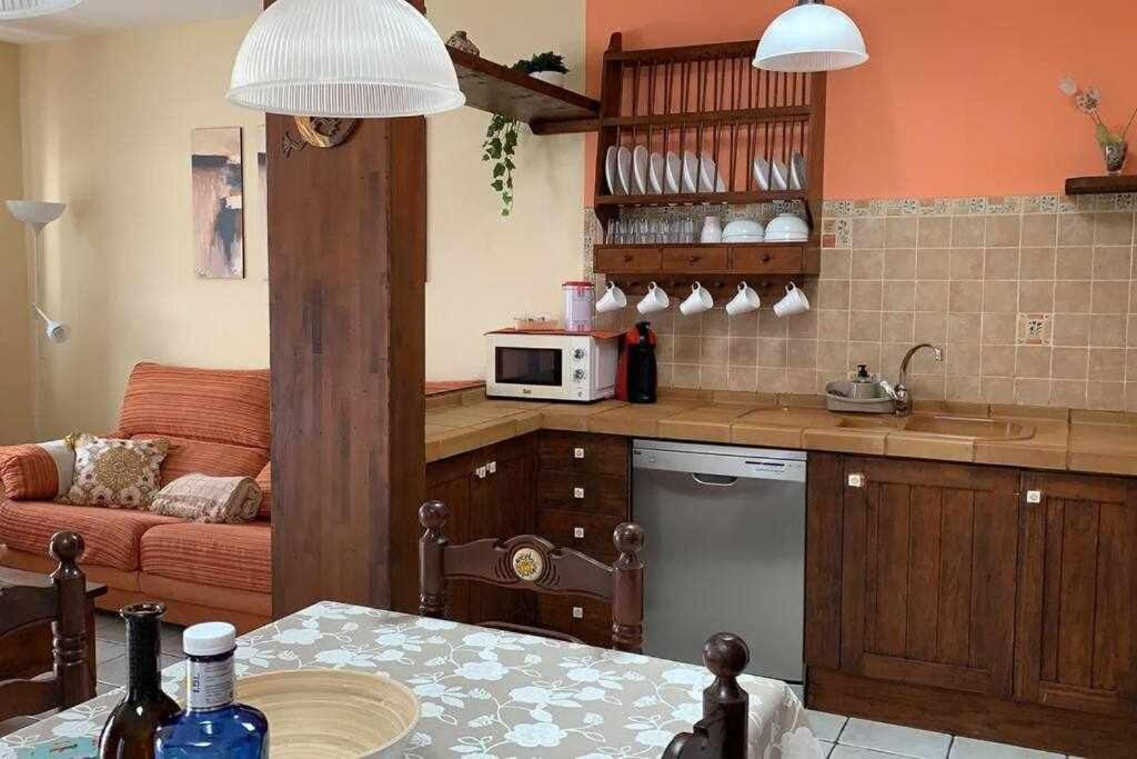 Kuchyň nebo kuchyňský kout v ubytování BALTUR Famara Town