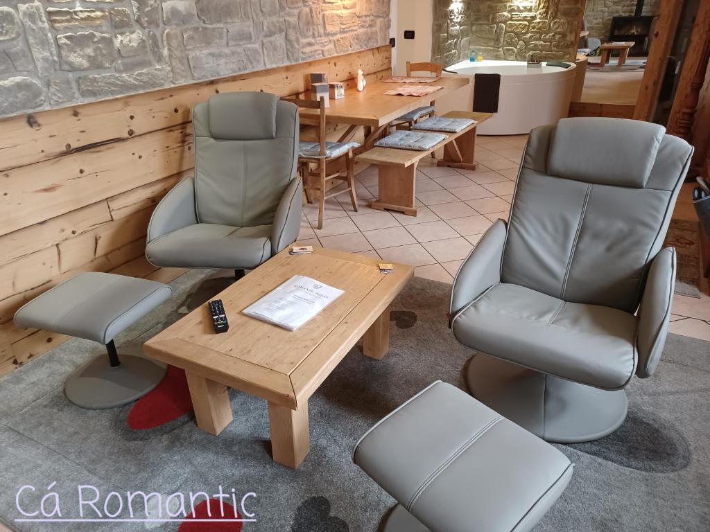 Posezení v ubytování Romantic Relax