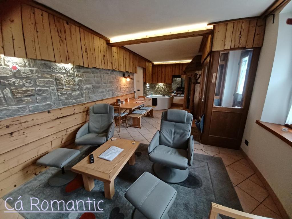Posezení v ubytování Romantic Relax